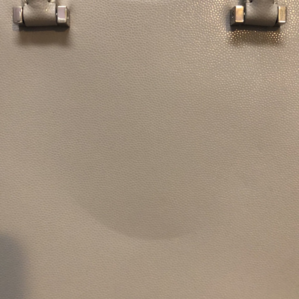 Women’s YSL grey leather tote bag - Picture 6 of 11